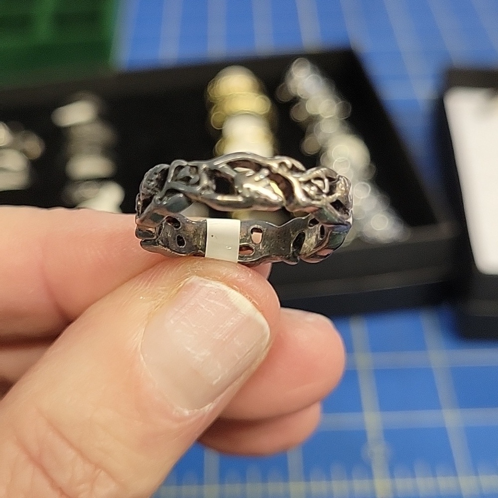 Vine Pewter Ring